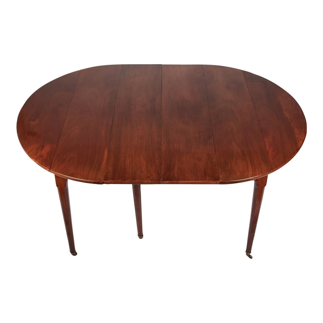 Early 19th Century Louis XVI Style Acajou Mahogany Dining Table with Two Leaves (1 of 13)