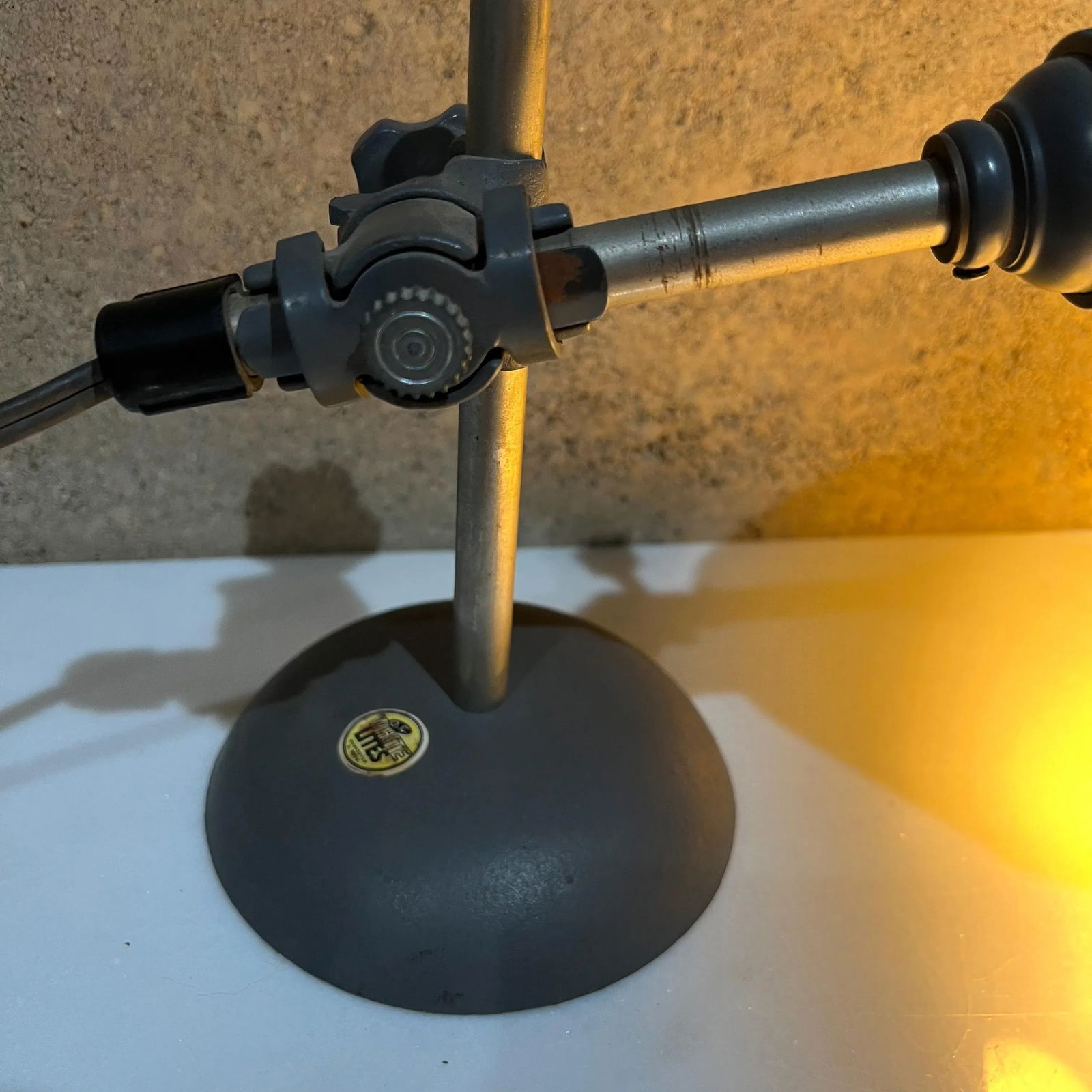 1930s Industrial Table Lamp Light by O C White Lites Worcester Ma - 6