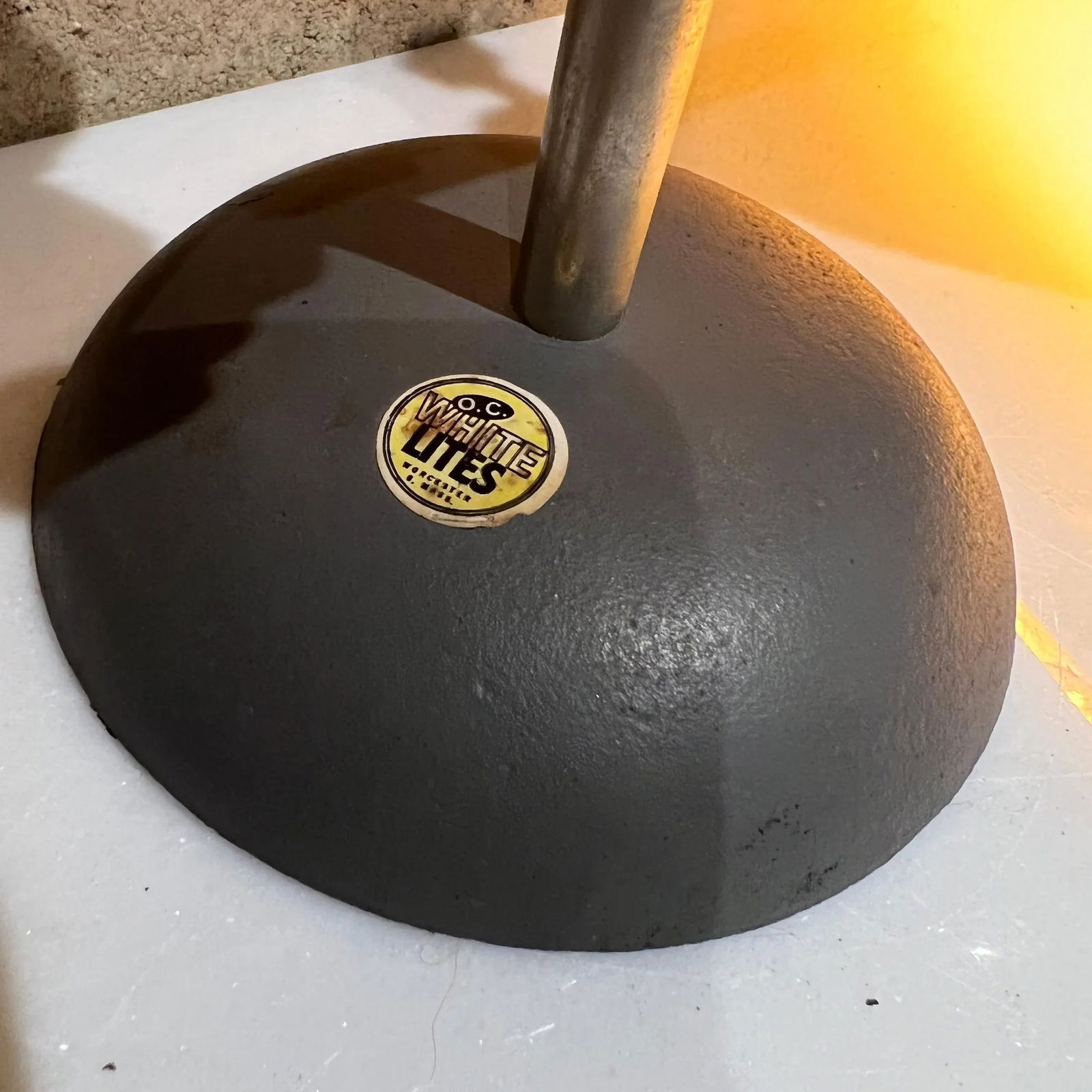 1930s Industrial Table Lamp Light by O C White Lites Worcester Ma - 8