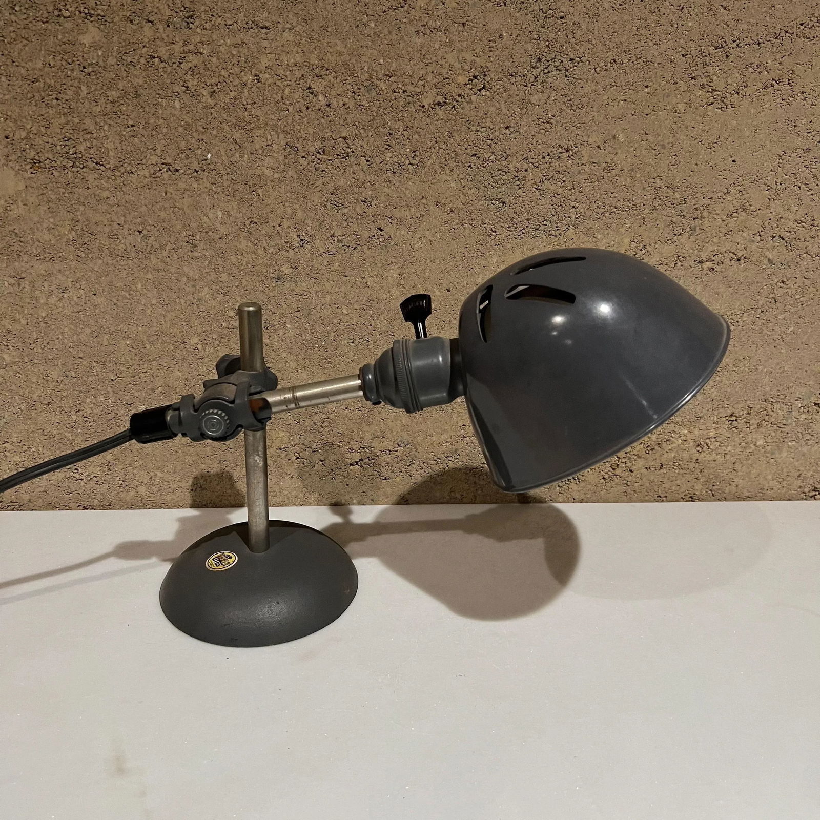 1930s Industrial Table Lamp Light by O C White Lites Worcester Ma - 9