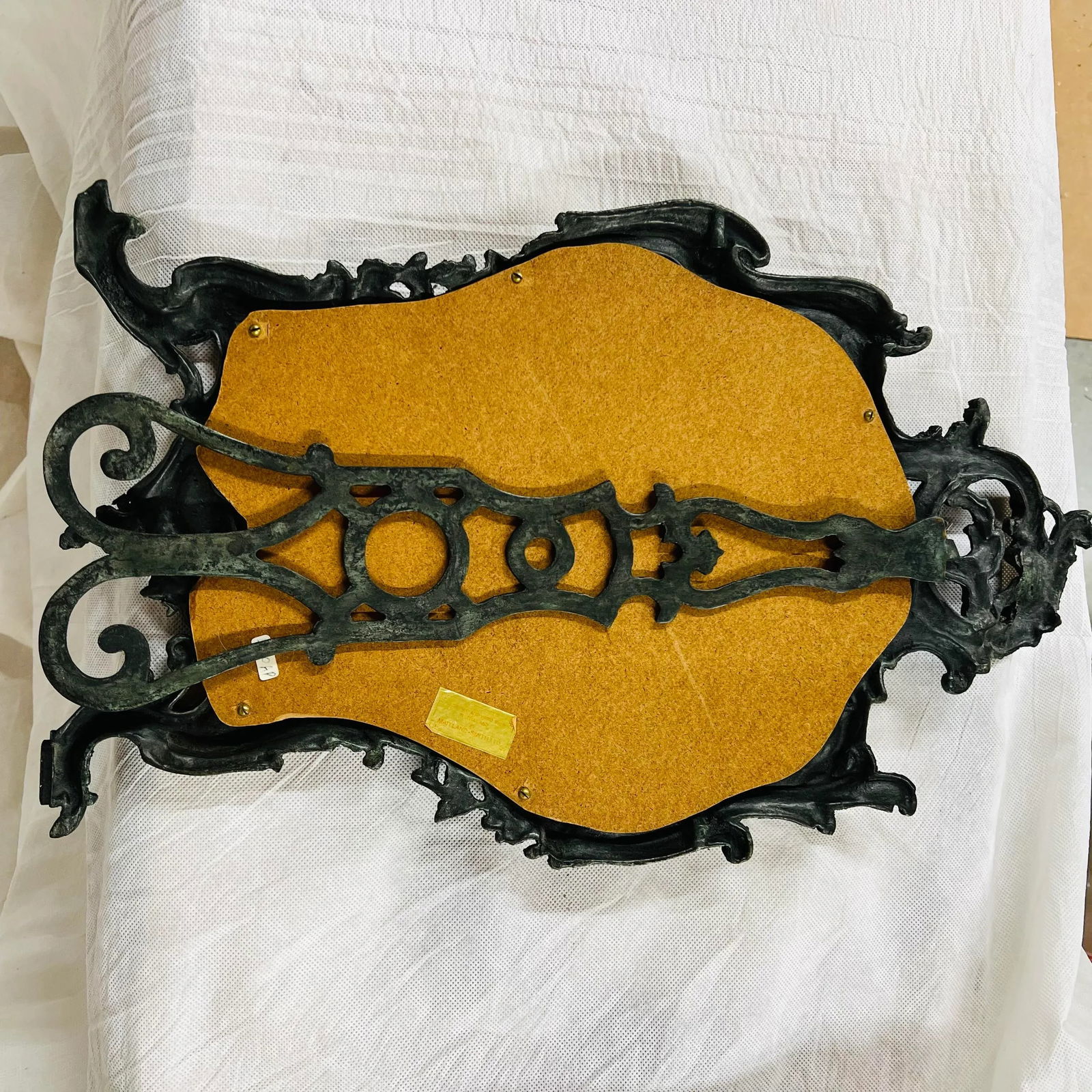 Late 20th Century French Style Maitland - Smith Iron Tabletop Mirror - 3