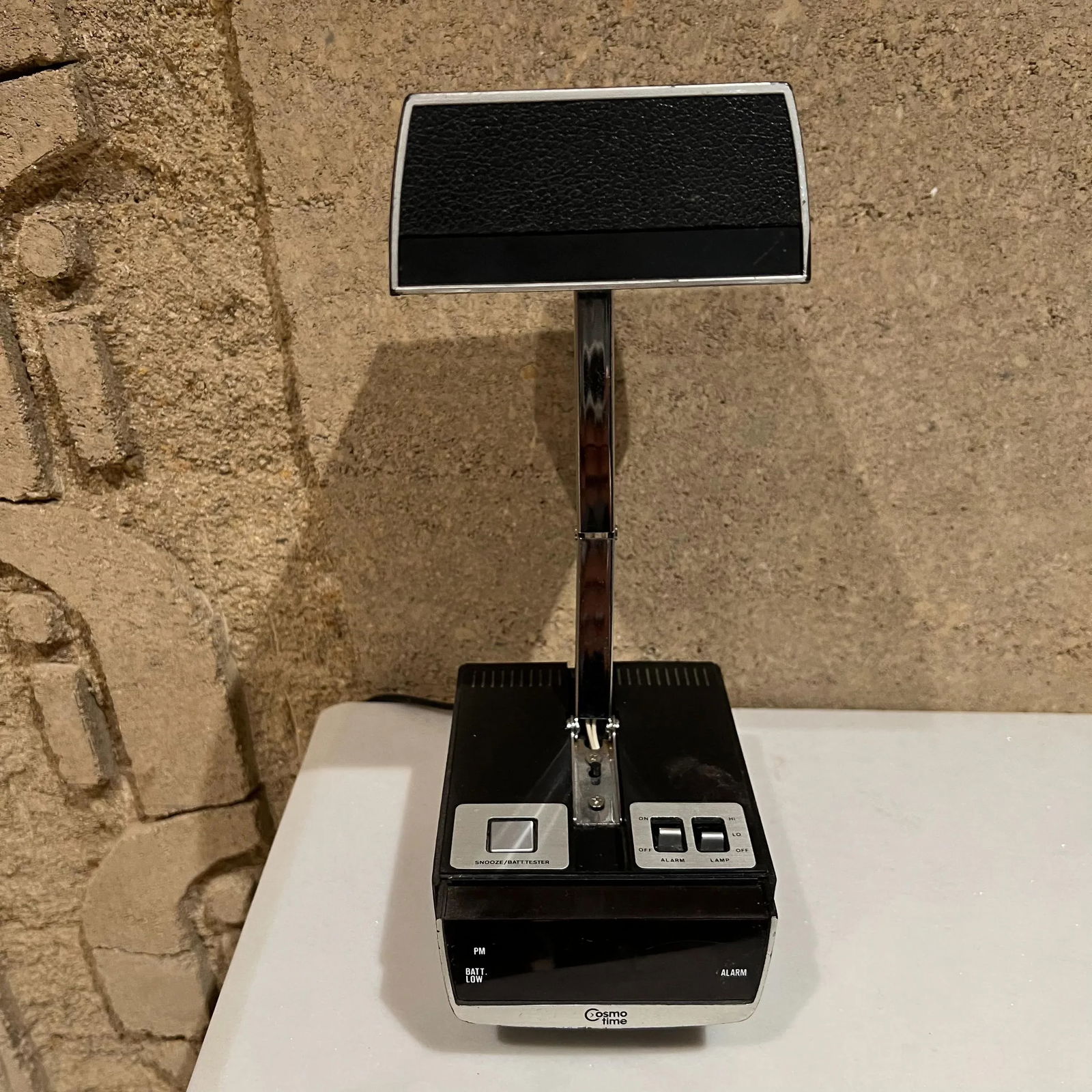 1970s Cosmo Time Folding Portable High Intensity Desk Lamp & Digital Alarm Clock - 7