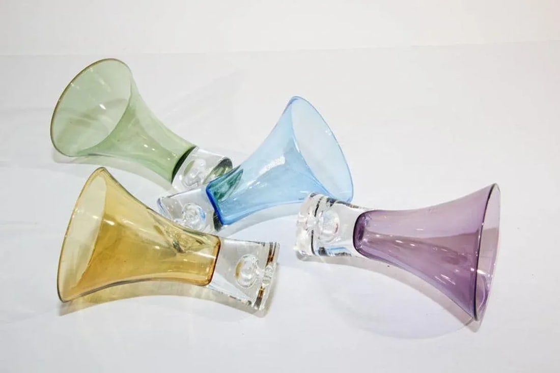 Vintage Drinking Liquor Shot Glasses- Set of 4 - 9