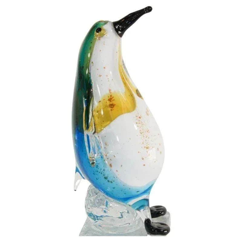 Murano Glass Hand Blown Penguin Sculpture - 13