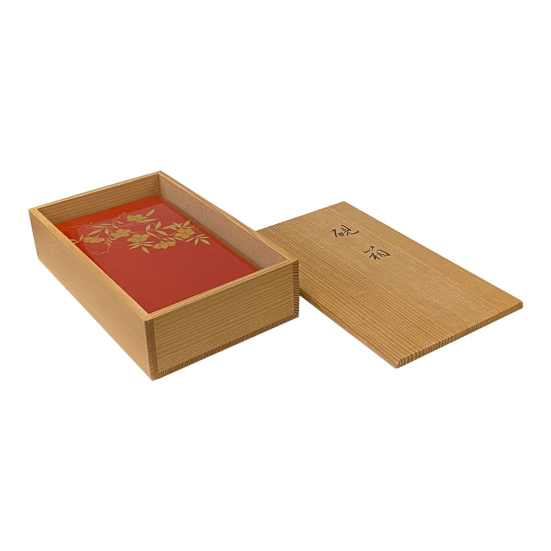 Oriental Asian Red Lacquer Wood Ink Well Dipping Pen Set Display: This is a handmade oriental accent decorative ink well dipping pen set with a red lacquer wood box. Dimensions: 6.25" x 10.75" x h2.75" Origin: China Material: Wood Condition: Handmade, vintage