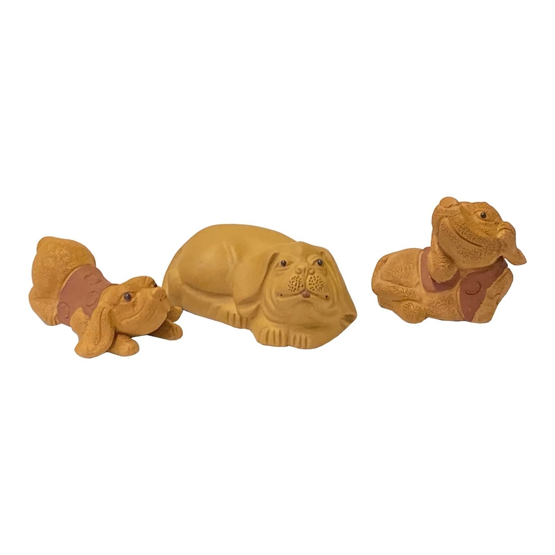 Set of 3 Small Ceramic Animal Figure Display Art: This is a set of 3 mixed ceramic small animal display figures Origin: China Material: Ceramic Condition: Handmade , no damage USA domestic continental buyers of 48 states pay $20 shipping.