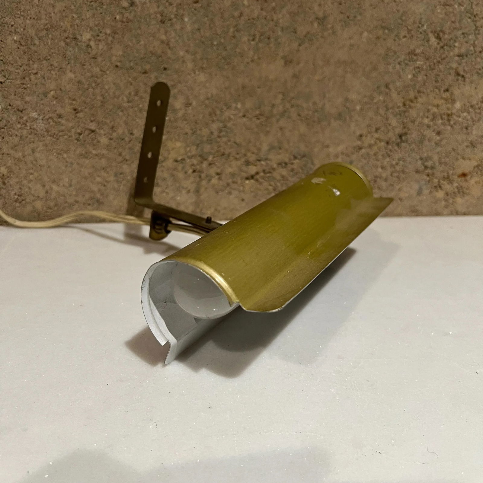 Vintage Industrial Gold Tube Wall Unit Task Picture Light, Los Angeles Ca - 2