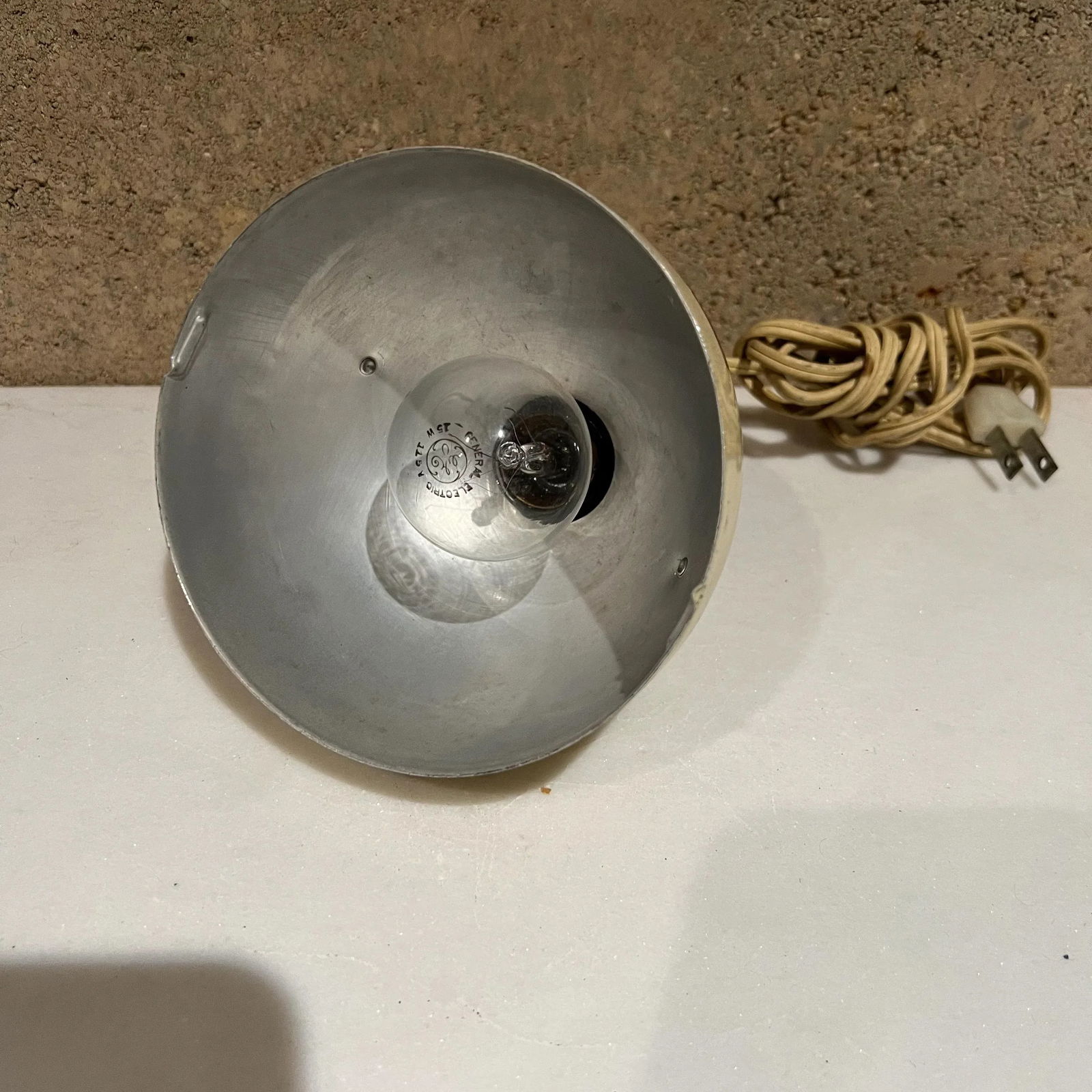 1950s Vintage Ge General Electric Therapeutic Heat Applicator Lamp in Beige - 8