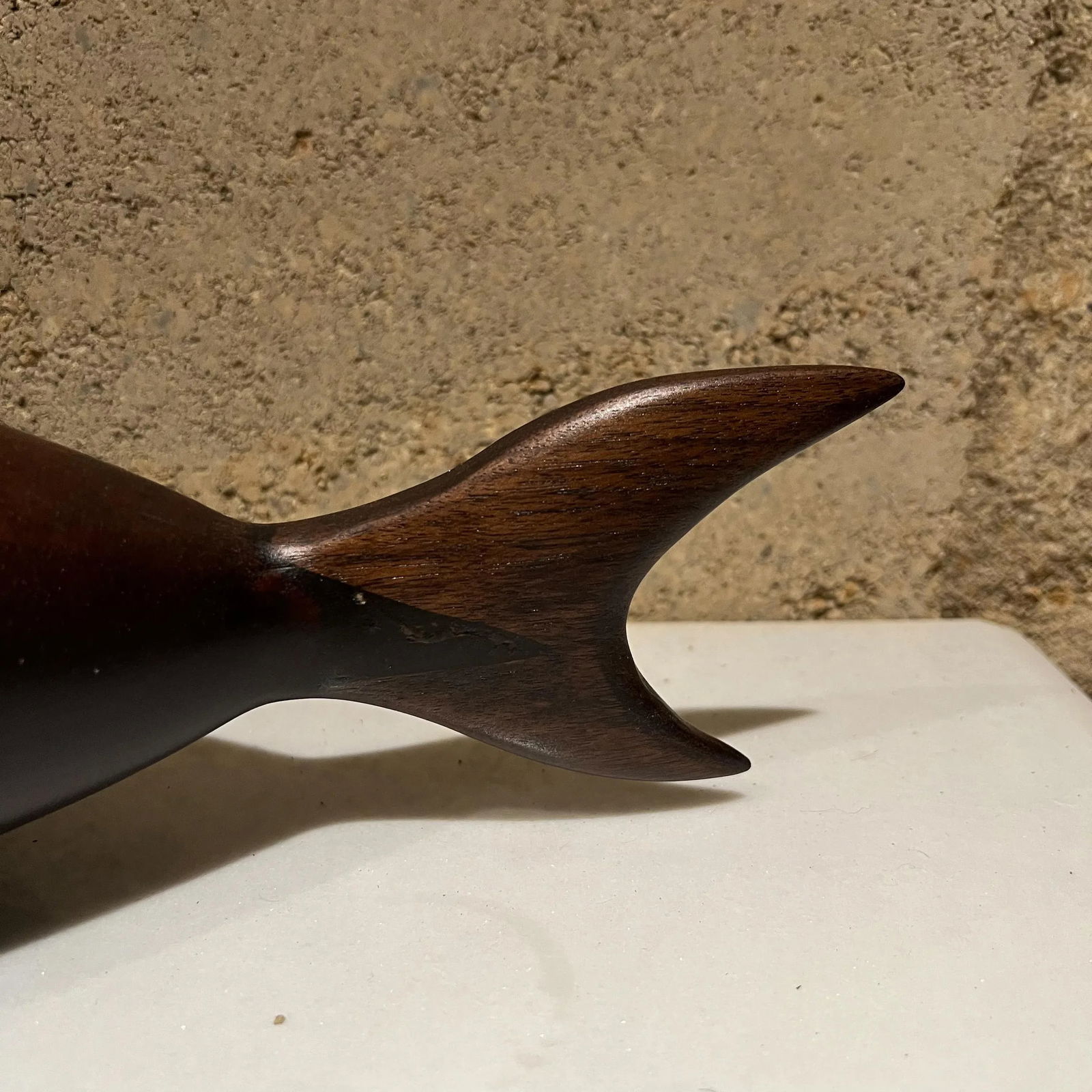 1970s Sculptural Shark Wood Bowl Catch All - 8