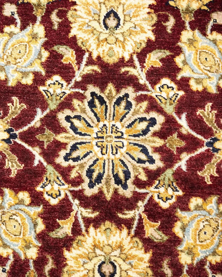 Mogul, One-of-a-Kind Hand-Knotted Area Rug in Orange, 4' 2" x 6' 4" - 3