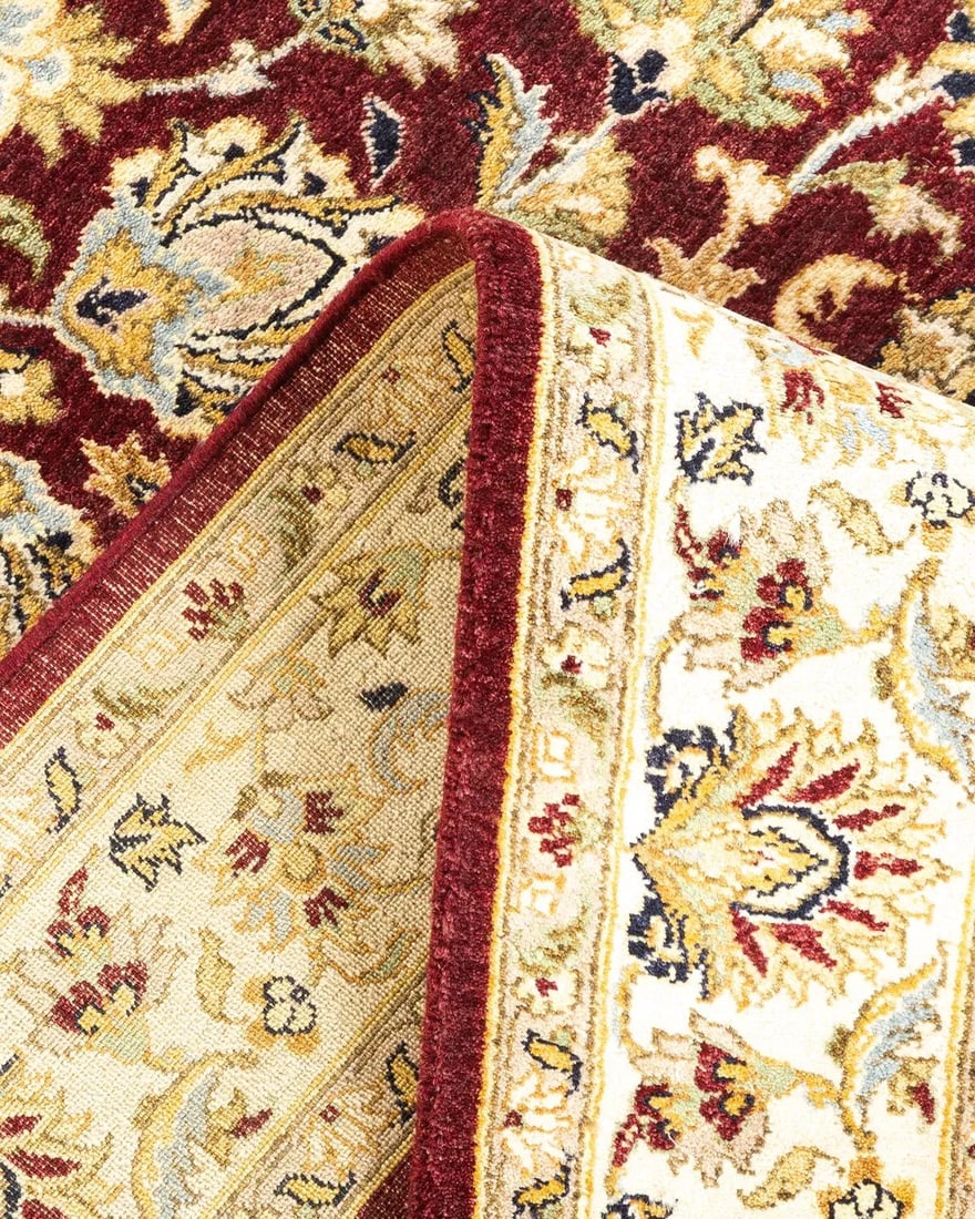 Mogul, One-of-a-Kind Hand-Knotted Area Rug in Orange, 4' 2" x 6' 4" - 6