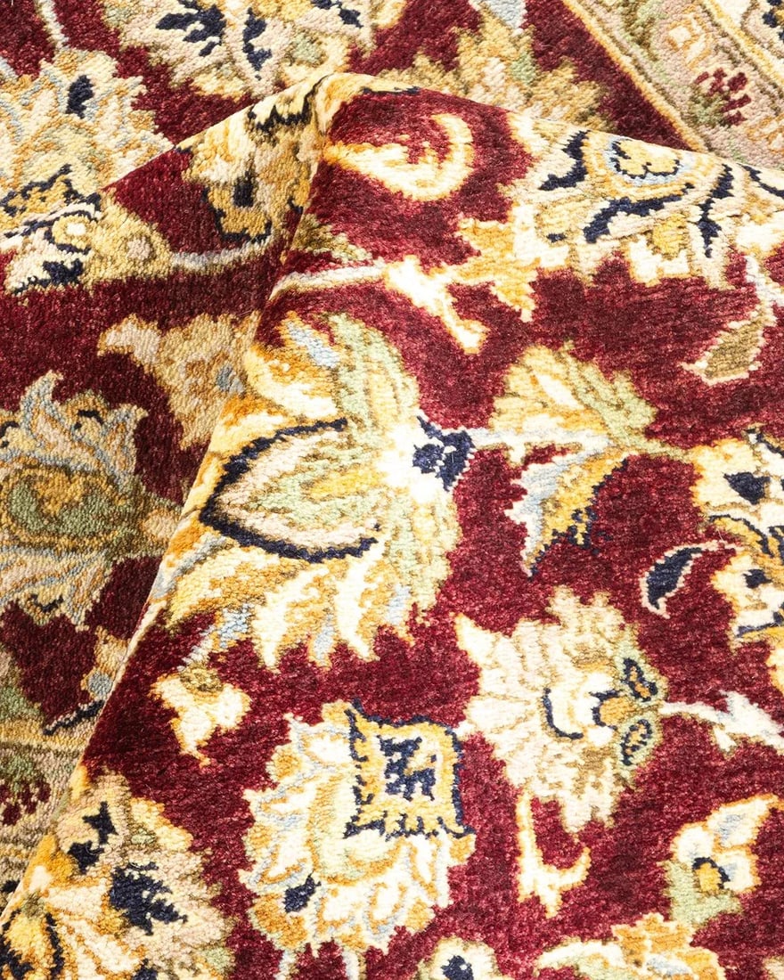 Mogul, One-of-a-Kind Hand-Knotted Area Rug in Orange, 4' 2" x 6' 4" - 7