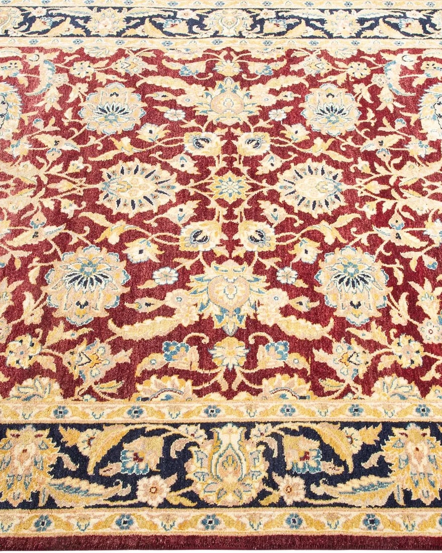 Mogul, One-of-a-Kind Hand-Knotted Area Rug in Red, 4' 2" x 6' 2" - 4
