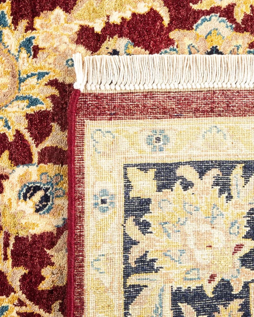 Mogul, One-of-a-Kind Hand-Knotted Area Rug in Red, 4' 2" x 6' 2" - 5