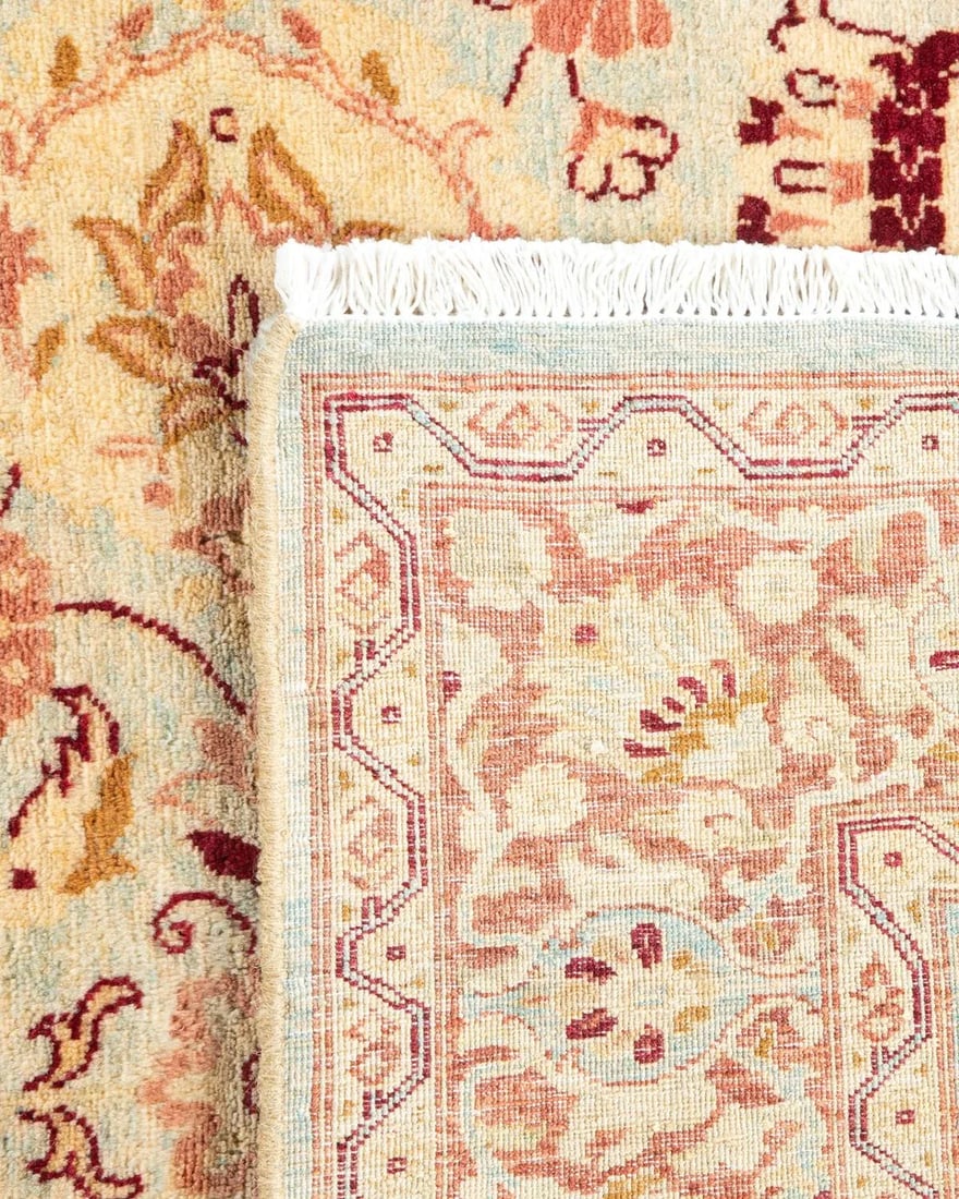 Mogul, One-of-a-Kind Hand-Knotted Area Rug in Light Blue, 4' 1" x 5' 10" - 5