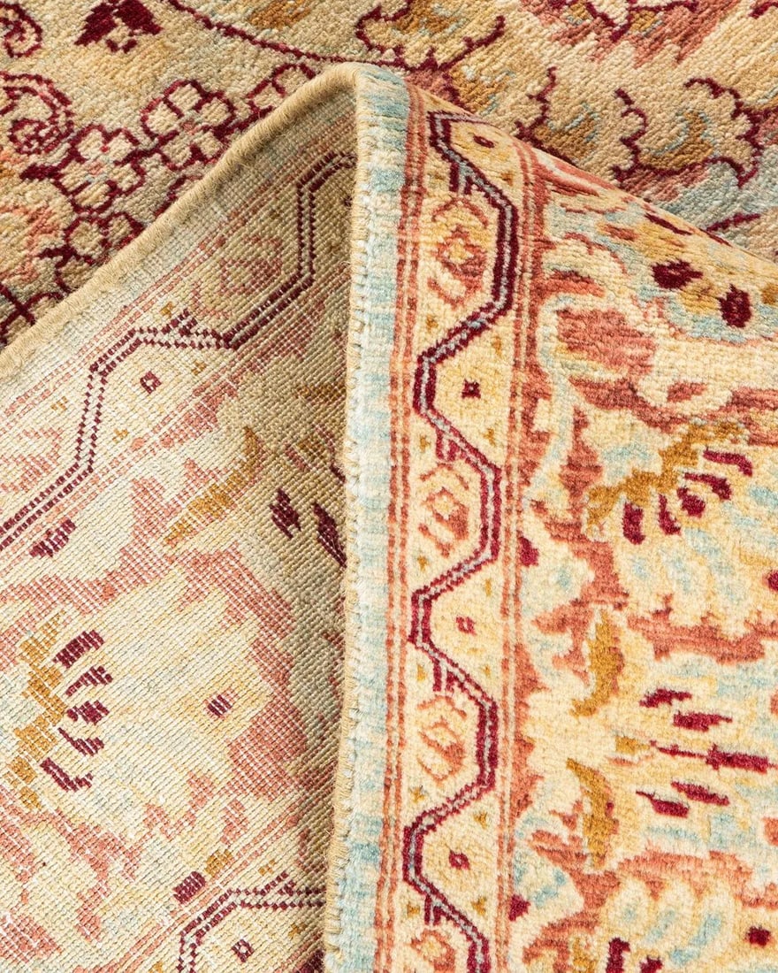 Mogul, One-of-a-Kind Hand-Knotted Area Rug in Light Blue, 4' 1" x 5' 10" - 6