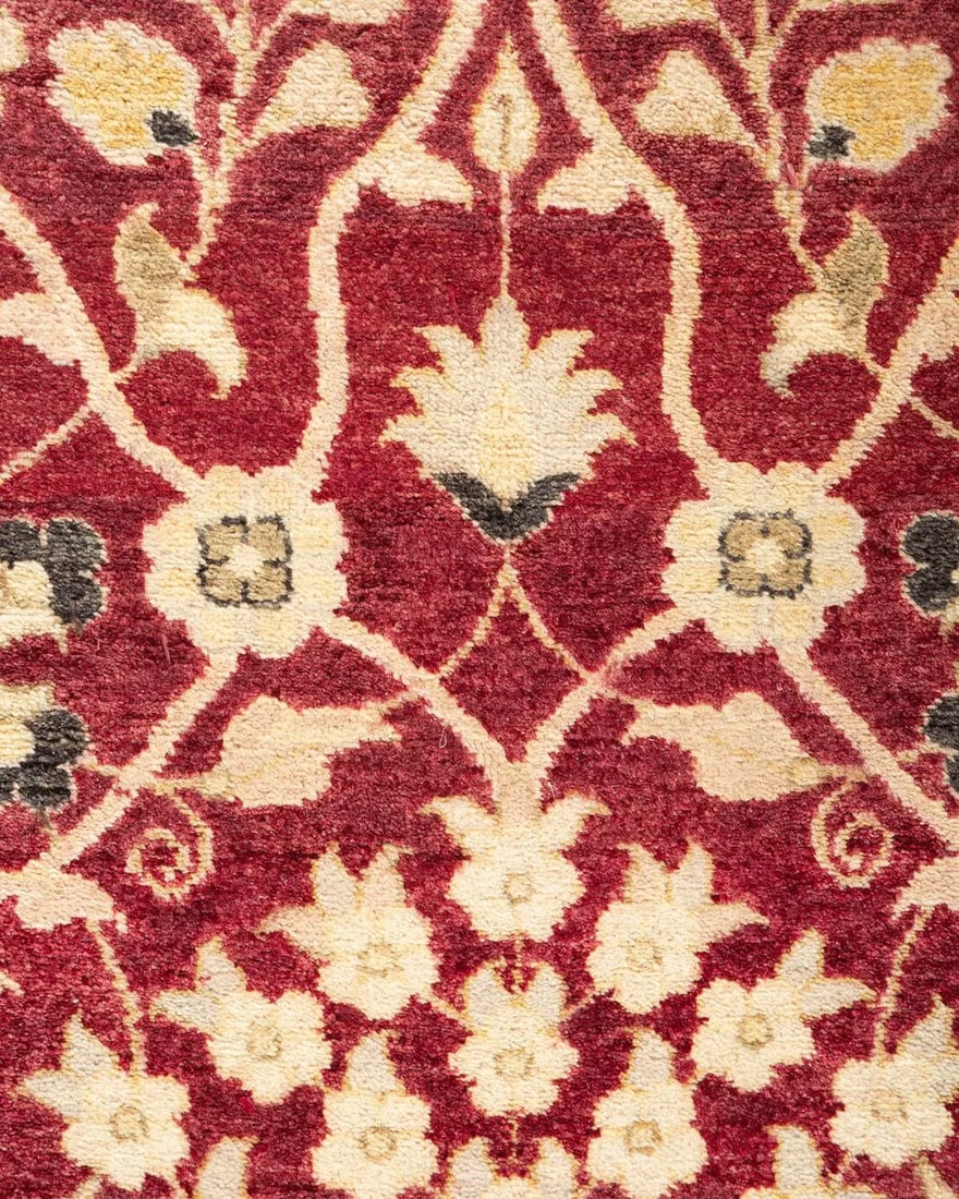 Mogul, One-of-a-Kind Hand-Knotted Area Rug in Orange, 4' 2" x 6' 1" - 3