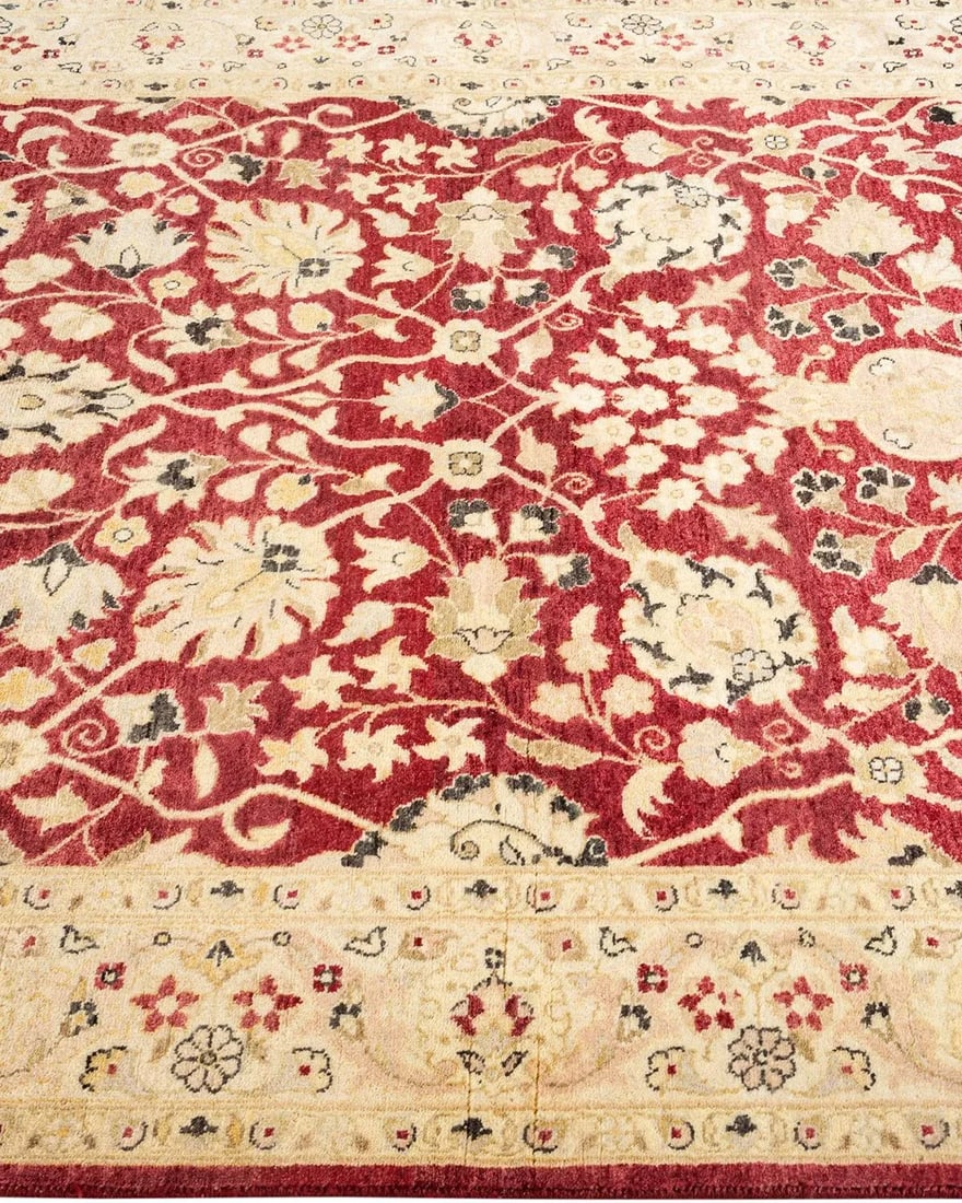 Mogul, One-of-a-Kind Hand-Knotted Area Rug in Orange, 4' 2" x 6' 1" - 4
