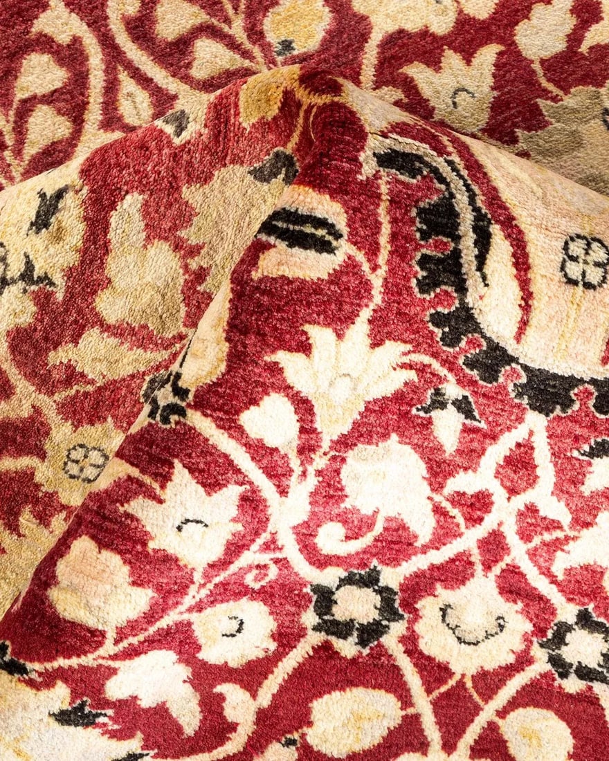 Mogul, One-of-a-Kind Hand-Knotted Area Rug in Orange, 4' 2" x 6' 1" - 7