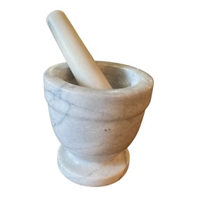 1970s Marble Mortar and Pestle