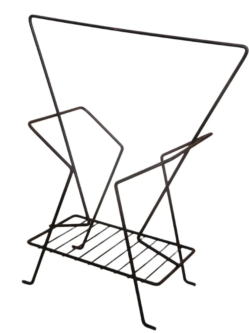 Mid Century Wire Magazine Rack by Richard Galef - 3