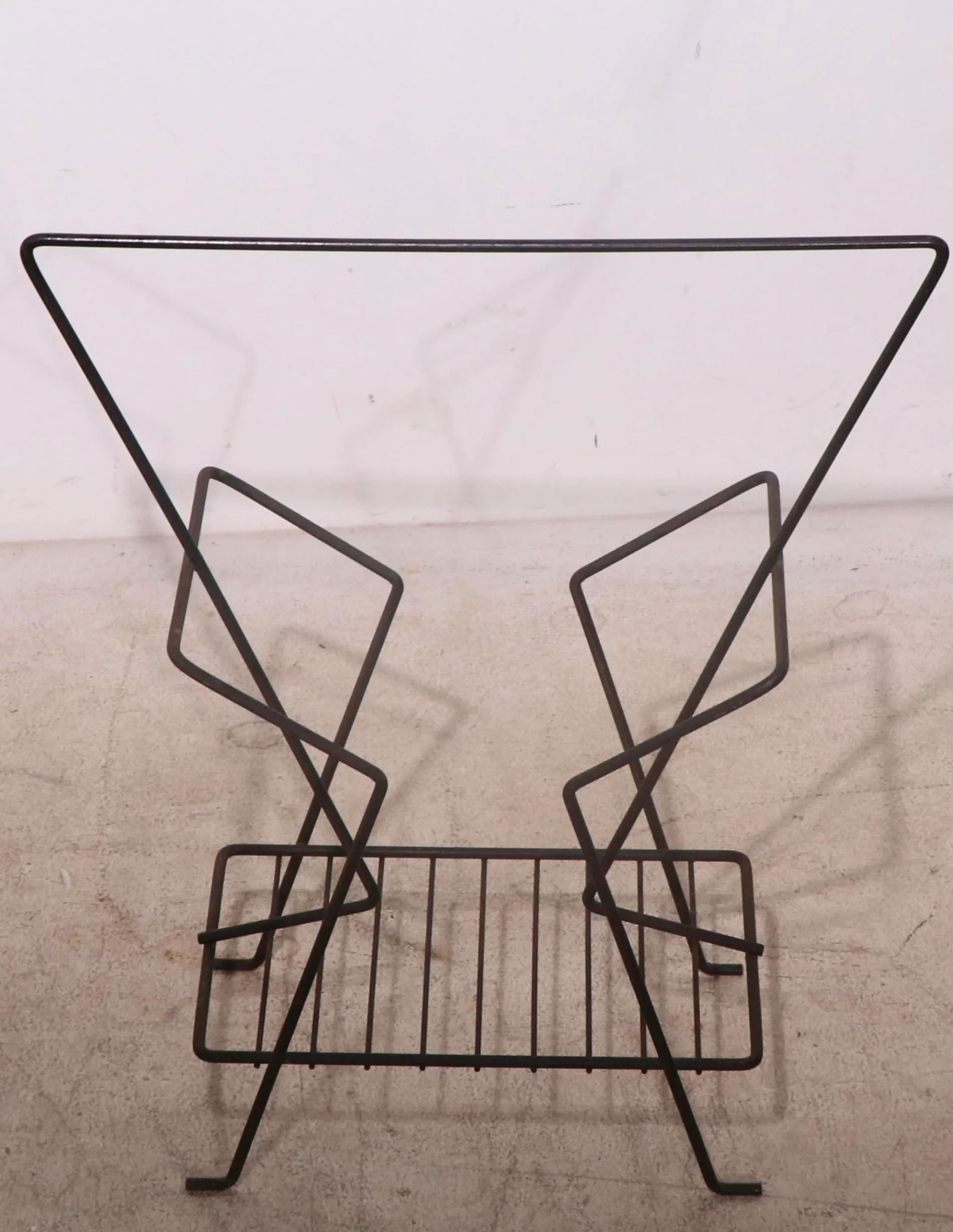 Mid Century Wire Magazine Rack by Richard Galef - 7