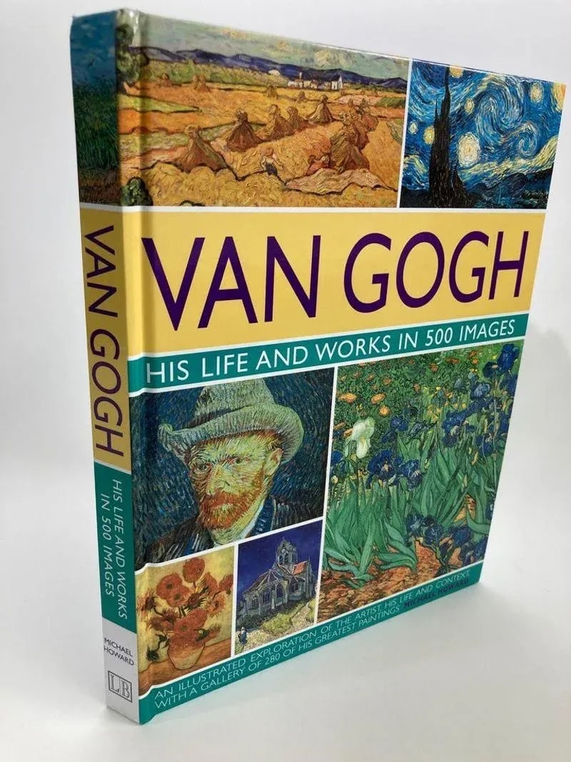 Late 20th Century Van Gogh His Life and Works in 500 Images Hardcover Book - 13