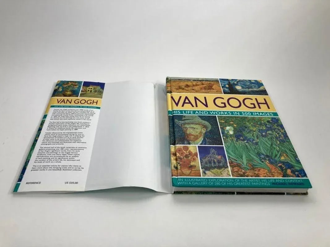 Late 20th Century Van Gogh His Life and Works in 500 Images Hardcover Book - 6
