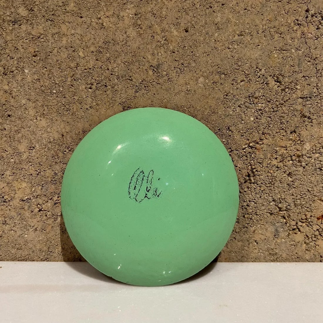 1960s Modernist Copper Enamel Art Abstract Green Fish Decorative Dish - 11