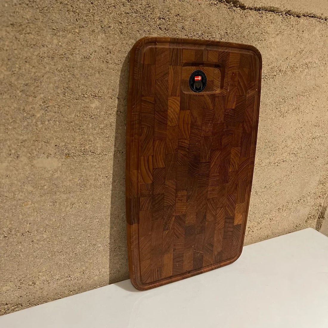 1960s Digsmed Teakwood Cutting Board Cheese Charcuterie Denmark - 4