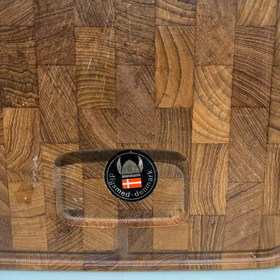 1960s Digsmed Teakwood Cutting Board Cheese Charcuterie Denmark - 7