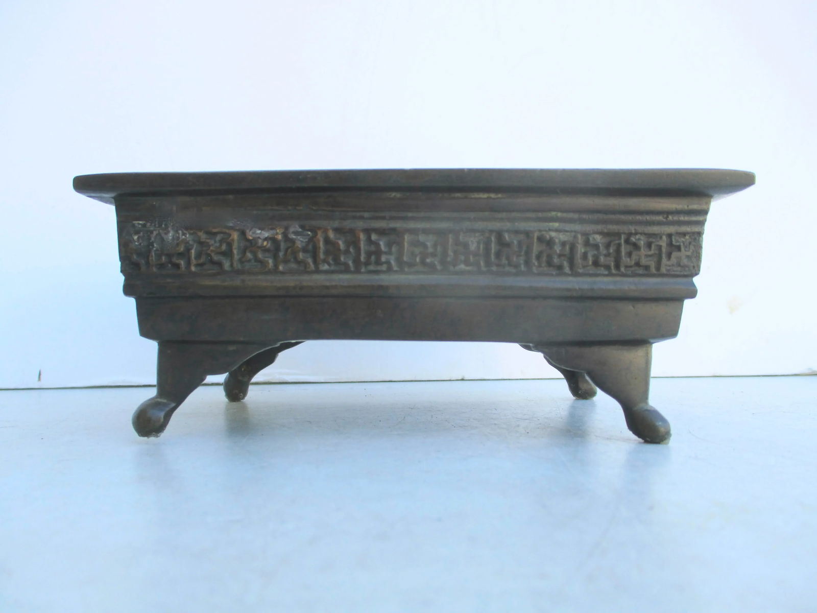 Japanese Bronze Bonsai Tree Stand - 7