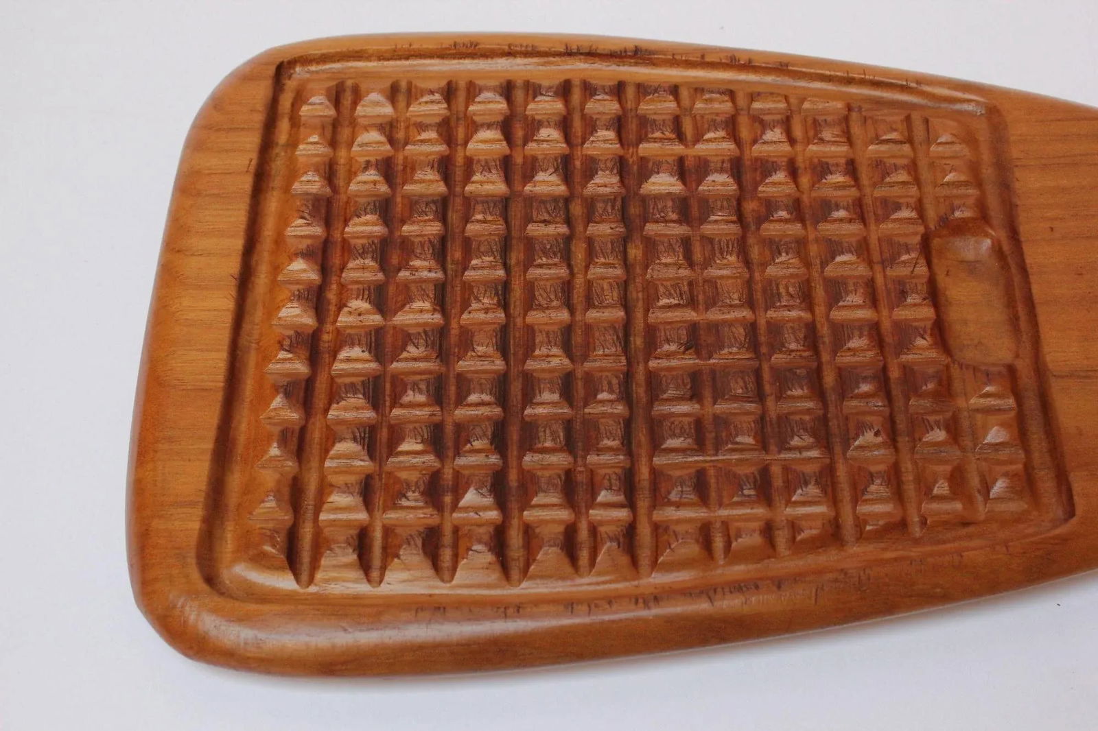 Mid-Century Modern Teakwood "Mouse" Cutting Board - 7