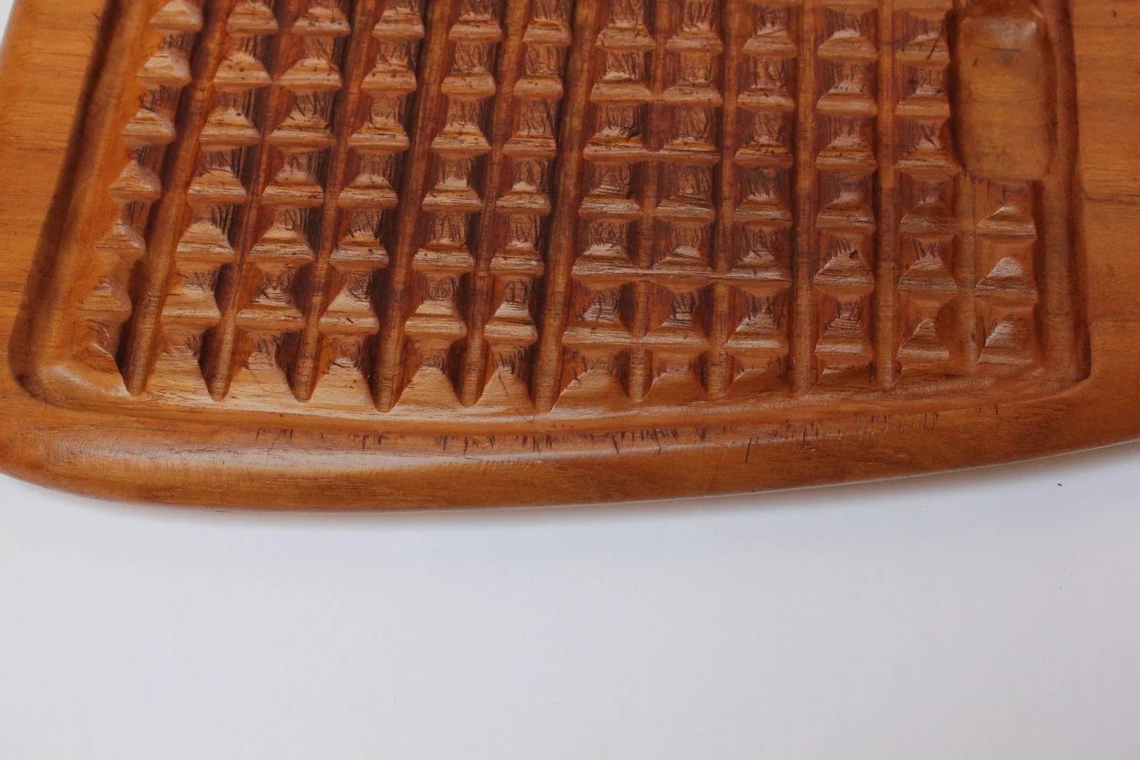 Mid-Century Modern Teakwood "Mouse" Cutting Board - 9