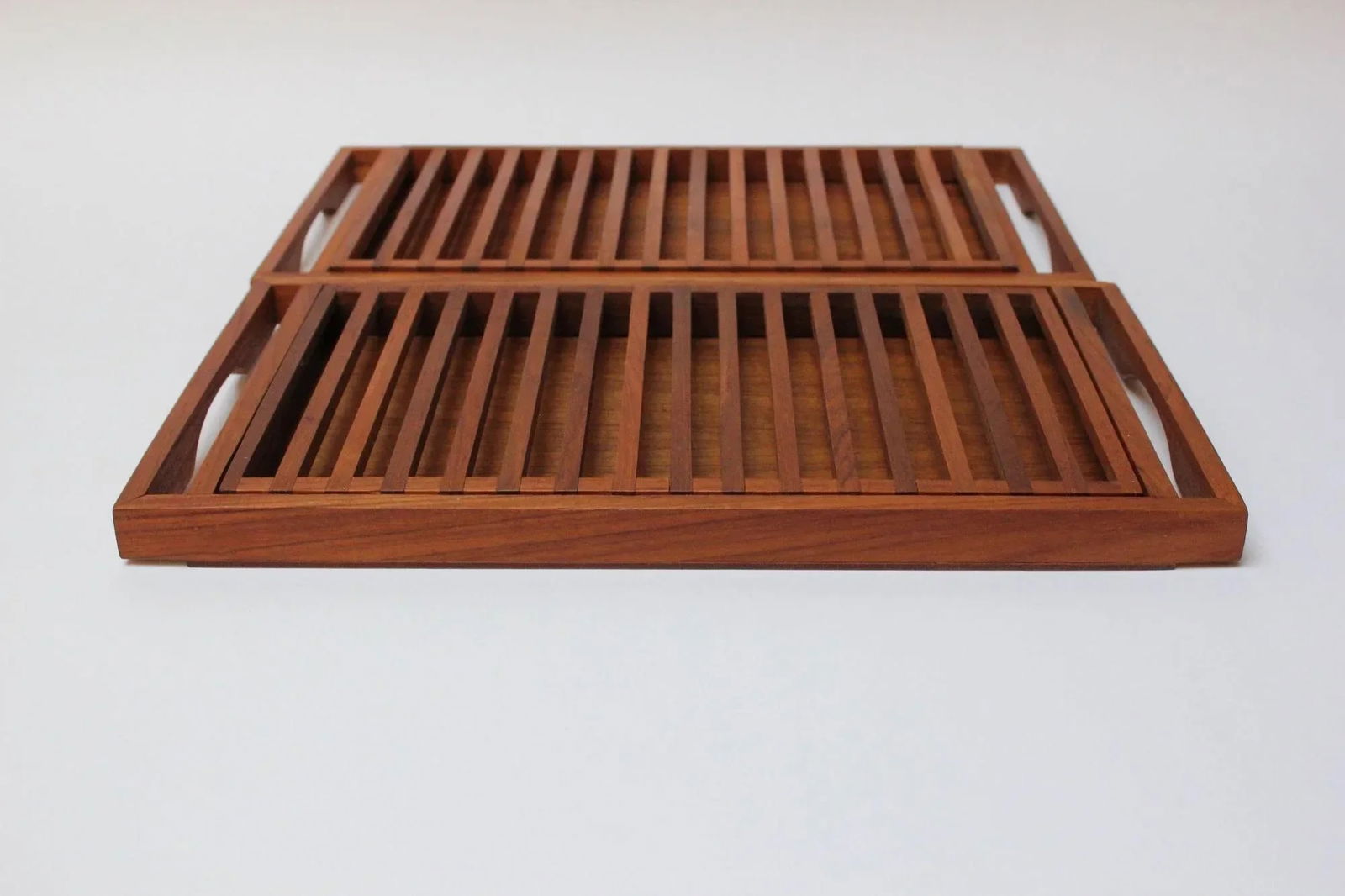 Pair of Mid-Century Modern Teak Breadboards/Serving Trays by Selandia Designs - 2