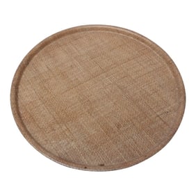 1960s Mid Century Modern Woven Raffia Serving Tray