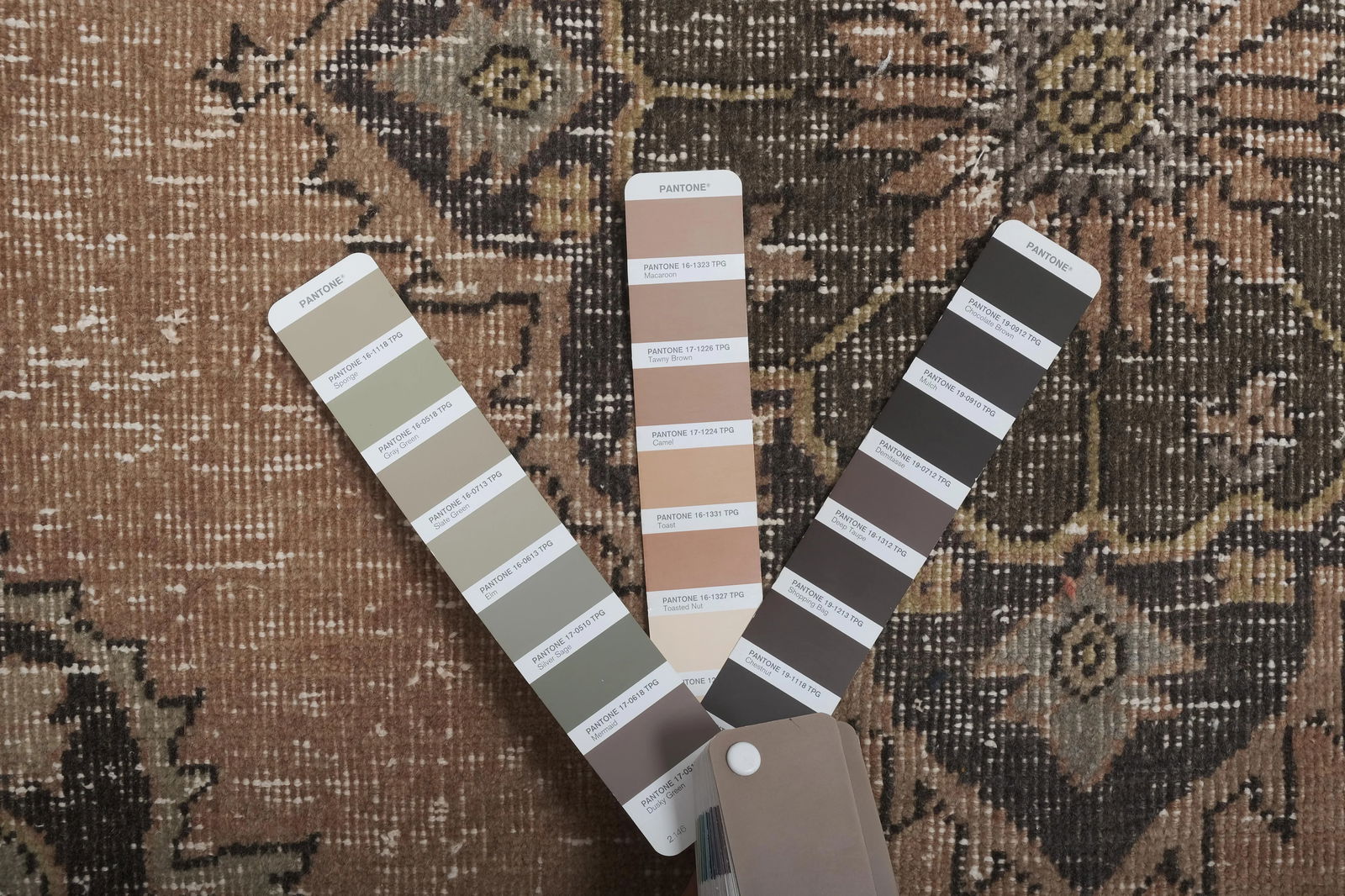 1960s Distressed Faded Low Pile Oushak Runner 3'10'' X 12'9'' - 9