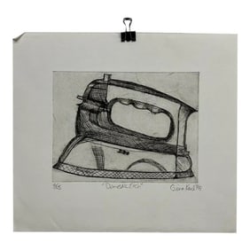 Sept 1998 'Domestic Etch' Iron Sketch 2/15 Gina Kail