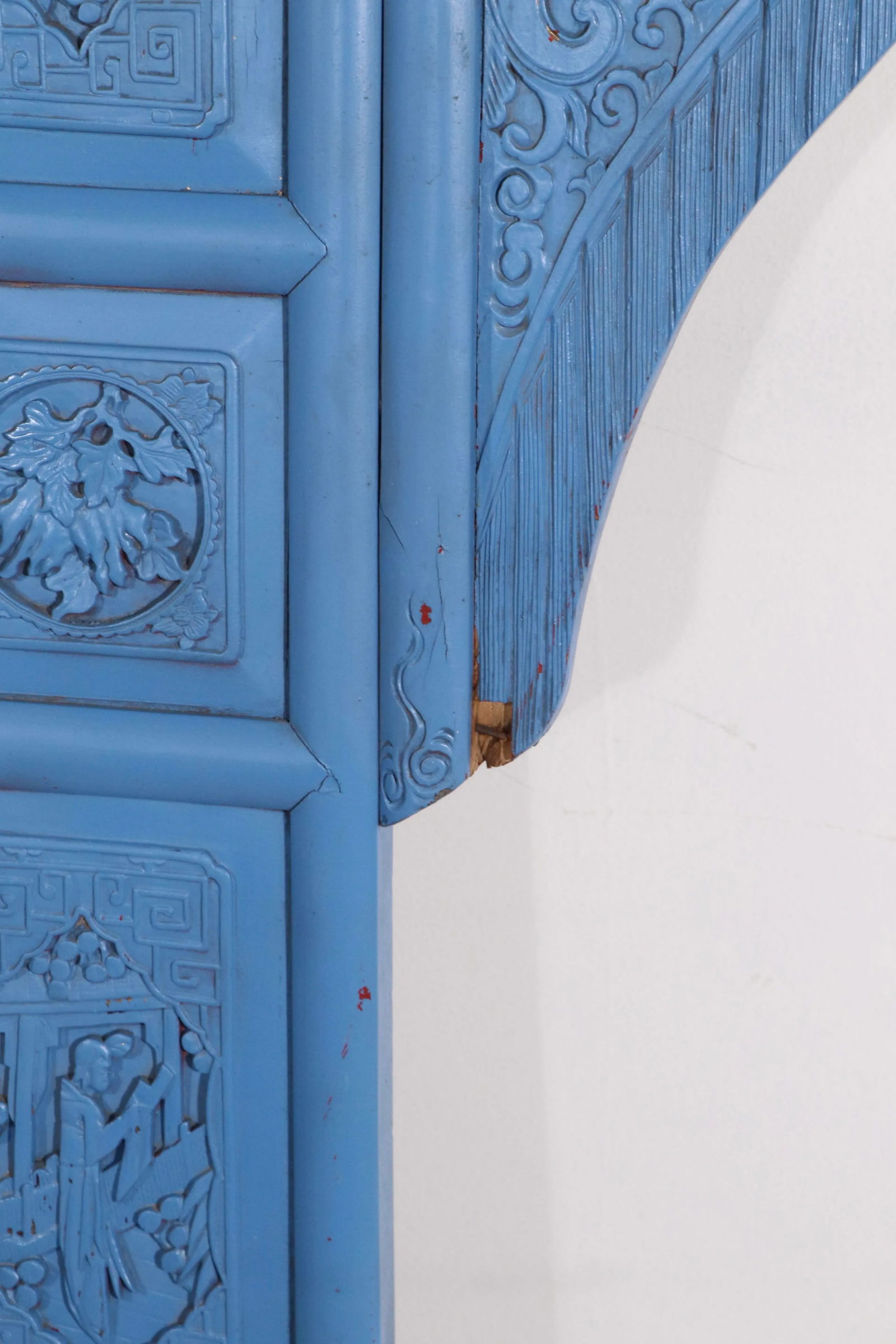 Early 20th Century Decorative Chinese Opium Bed Fragment - 4