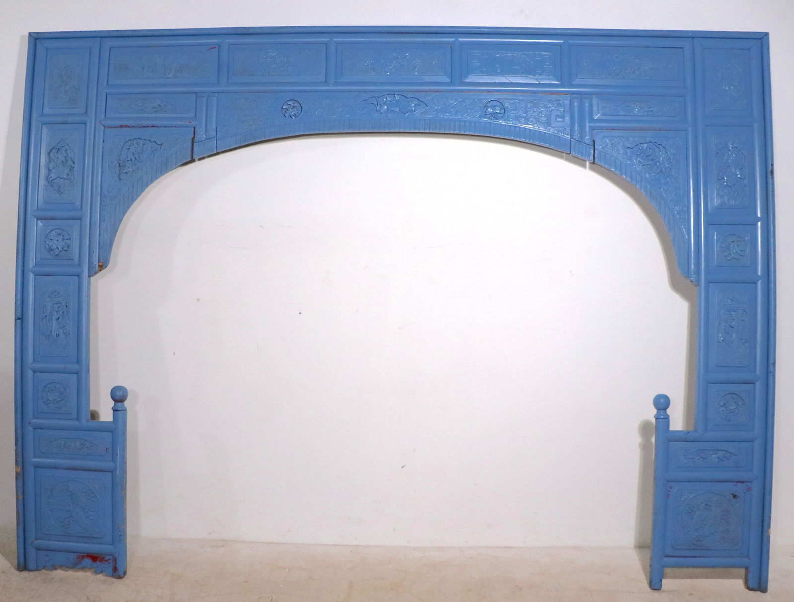 Early 20th Century Decorative Chinese Opium Bed Fragment - 6