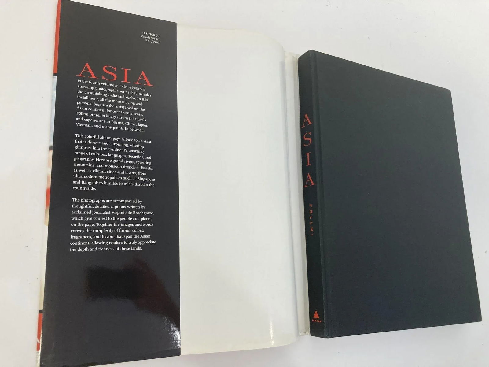 Asia by Olivier Follmi Large Hardcover Book 2008 - 6