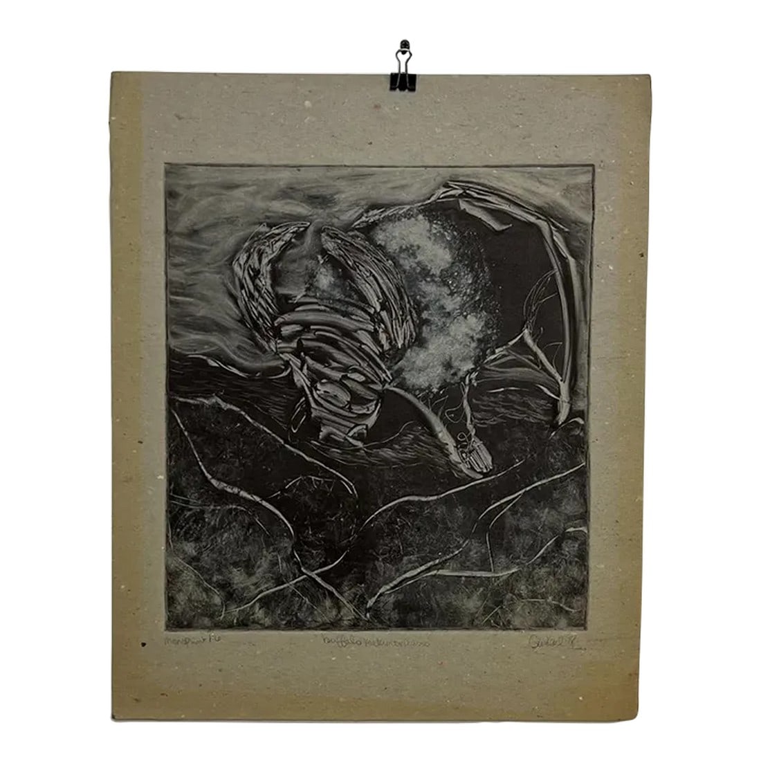 1998 Art by Gina Kail Monoprint Buffalo Metamorphosis 1:6: AMBIANIC presents Art by Gina Kail signed 1998 1:6 Monoprint "Buffalo Metamorphosis" 15.75 x 19 Preowned original condition art. See images provided Condition: Alterations: Original Condition