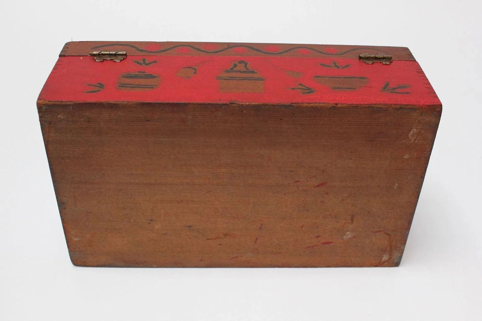 Early 20th Century Folk Art "American Eagle" Silhouette Decorative Box - 7