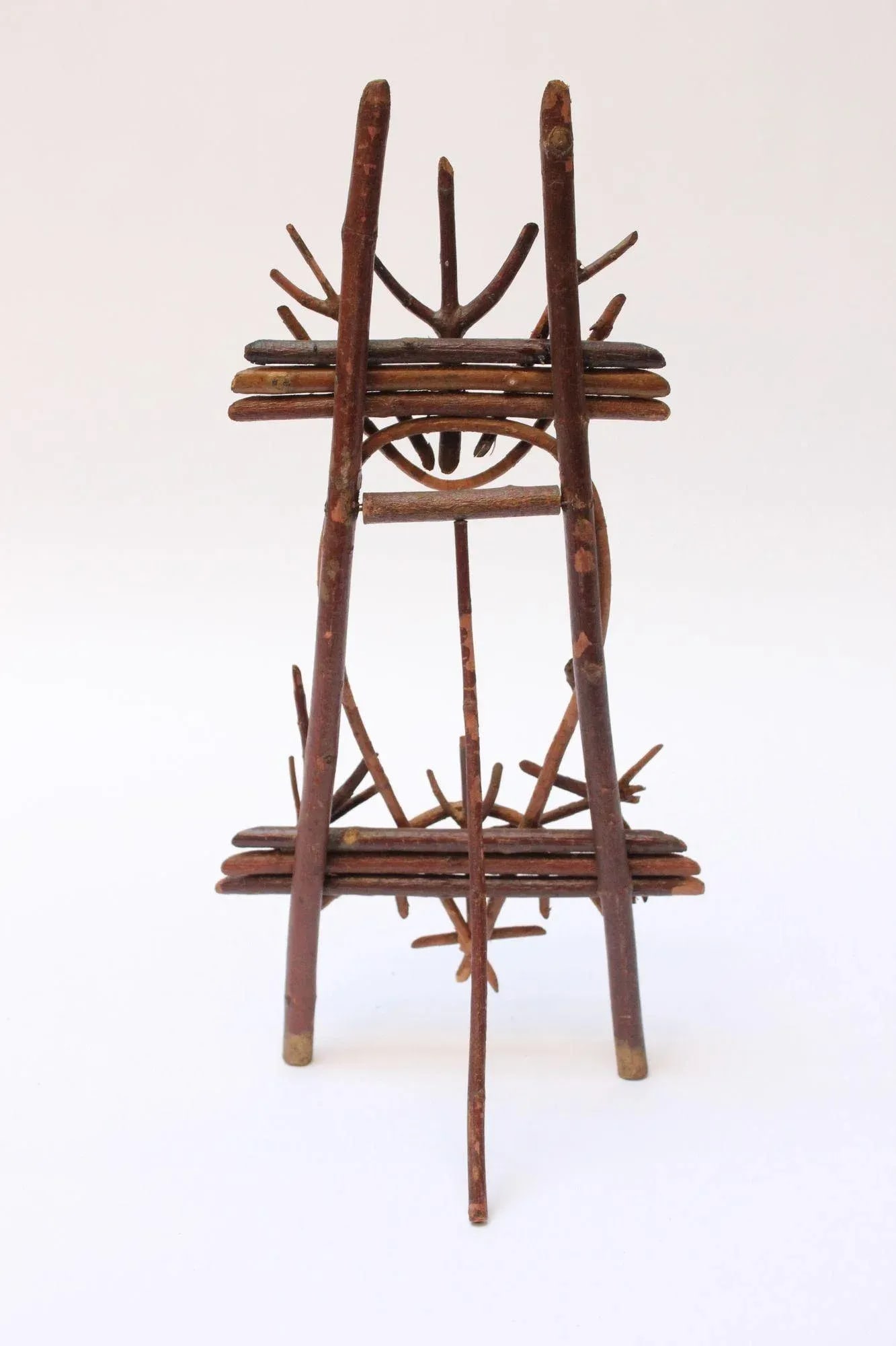 Folk Art Tree Branch Tabletop Easel - 4