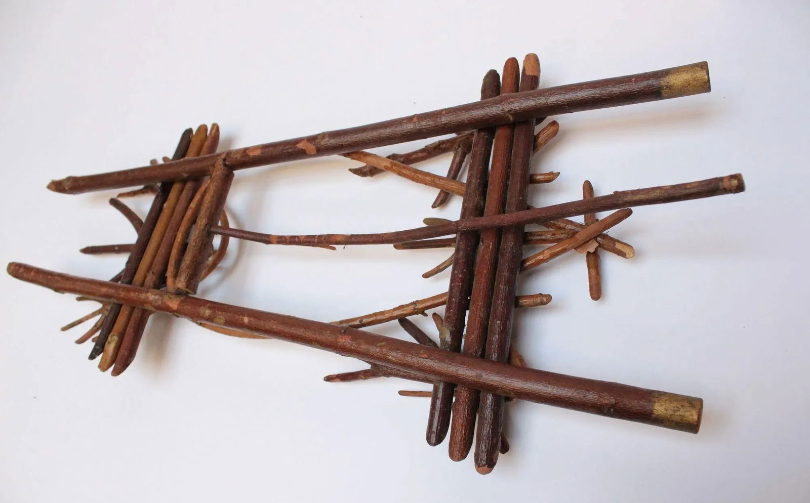 Folk Art Tree Branch Tabletop Easel - 5