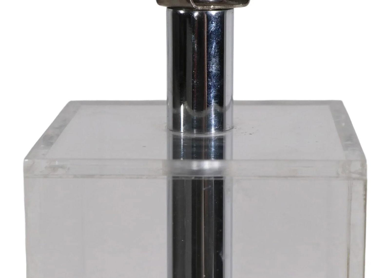 Stacked Cube Lucite Table Lamp by George Kovacs C. 1970's - 9