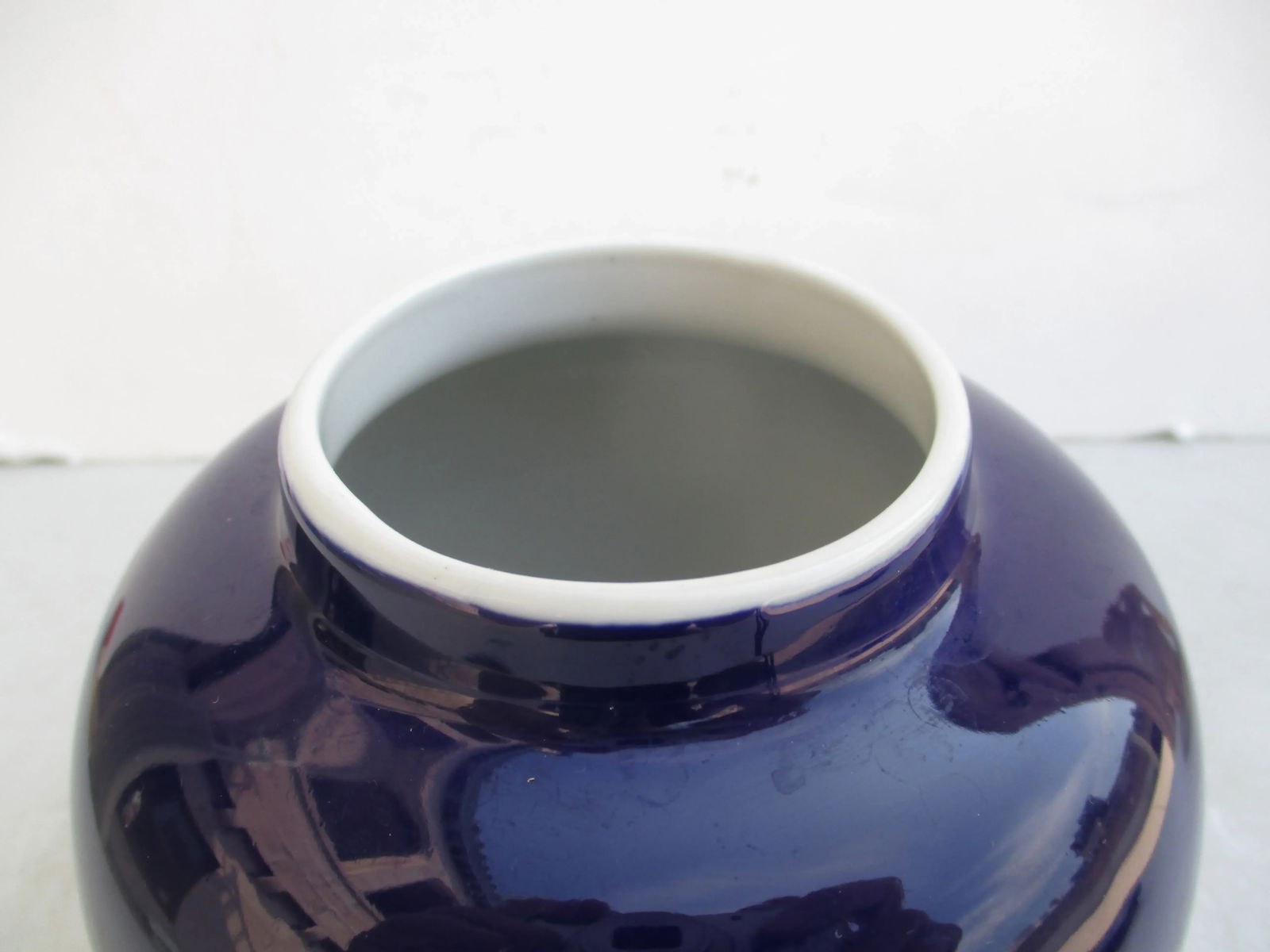 Dark Blue Ginger Jar - 6