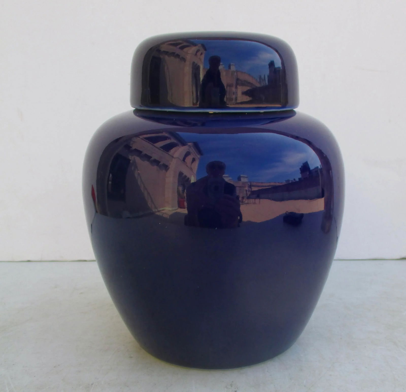 Dark Blue Ginger Jar - 7
