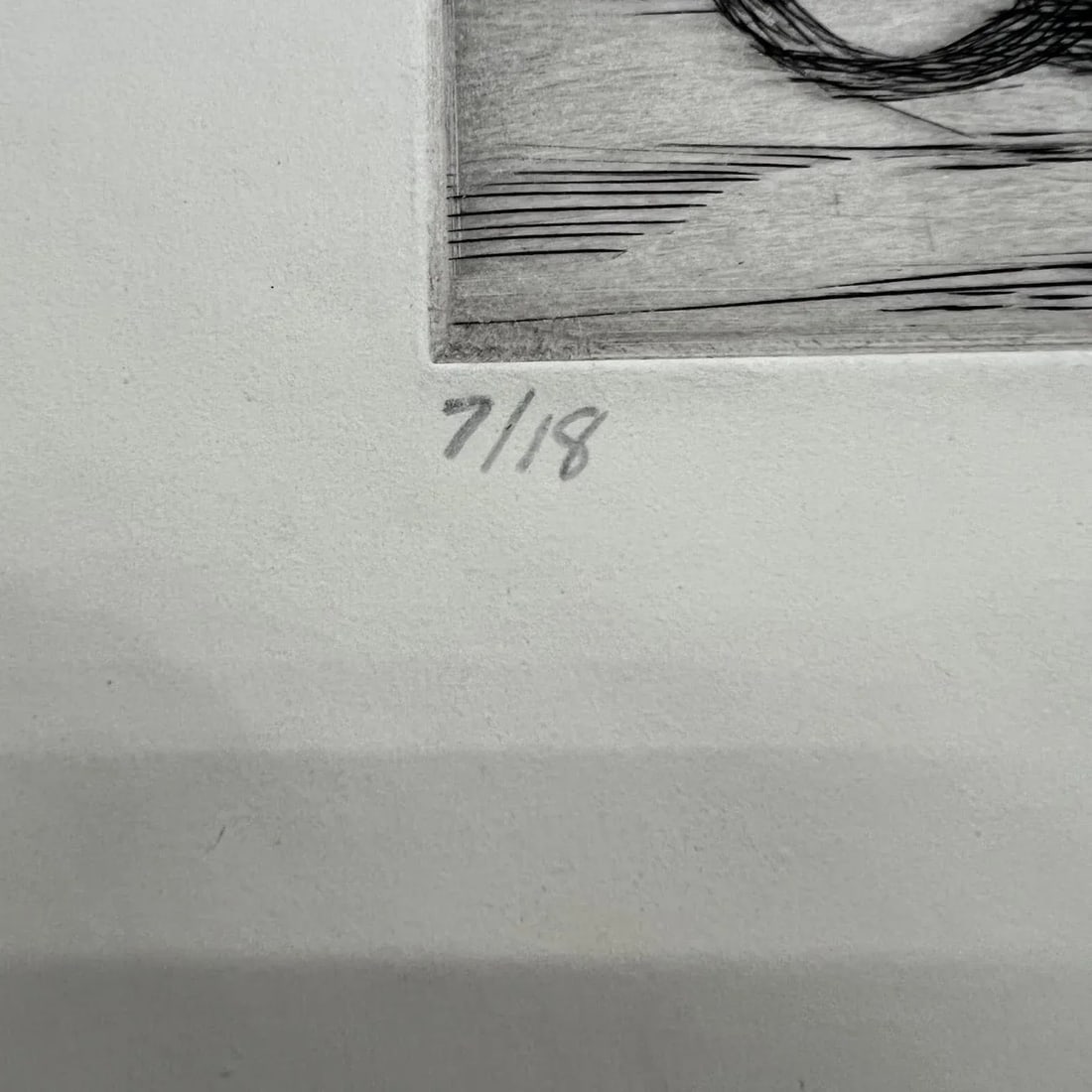 1998 Alina D. Pocian Woodblock Etching Artwork Titled Tea Time 7/18 - 7