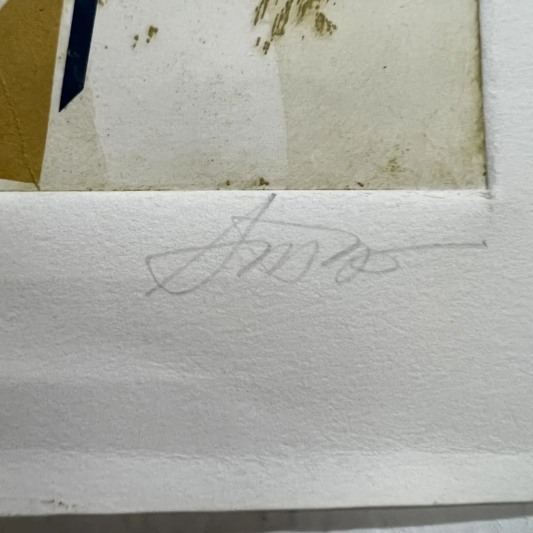 Vintage Abstract Modern Artwork on Paper Signed Art - 7